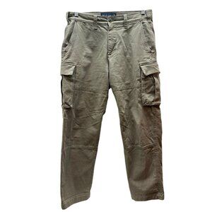Vintage Abercrombie Fitch Stretch Cargo Pants Men 30X30 Olive Green